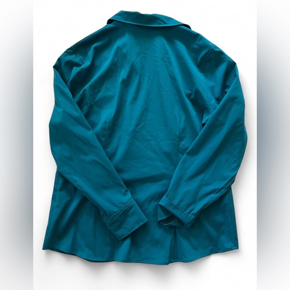 Style & Co. Teal Button-Down Shirt - Picture 3 of 3